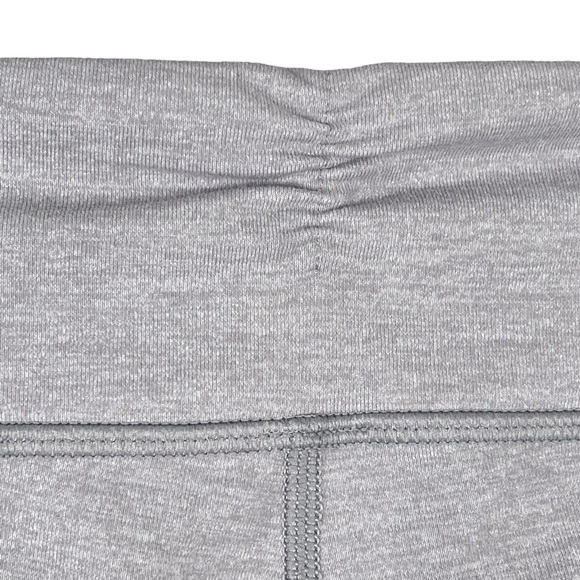 Lululemon Gather & Grow Crop Legging 6 Heathered Grey Split Hem Stretch Capri - Picture 8 of 11